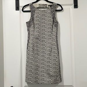 Black and white dot dress